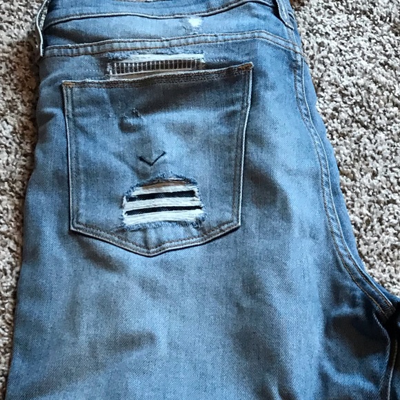 Hudson ripped and repaired skinny jean - Picture 7 of 8